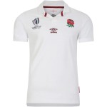England Rugby World Cup 2023 Home Classic Short Sleeve Jersey - White - Mens England Rugby World Cup 2023 Home Classic Short Sleeve Jersey - White - Mens