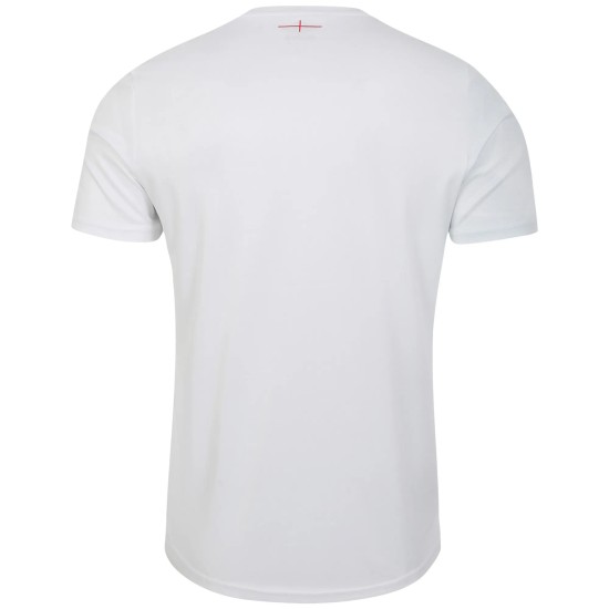 England Rugby Warm Up Jersey - Brilliant White - Mens England Rugby Warm Up Jersey - Brilliant White - Mens