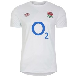 England Rugby Warm Up Jersey - Brilliant White - Mens England Rugby Warm Up Jersey - Brilliant White - Mens