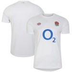England Rugby Warm Up Jersey - Brilliant White - Mens England Rugby Warm Up Jersey - Brilliant White - Mens