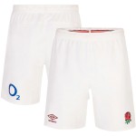 England Rugby Home Replica Shorts 2023/24 - White - Junior England Rugby Home Replica Shorts 2023/24 - White - Junior