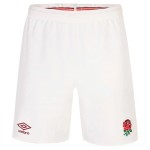 England Rugby Home Replica Shorts 2023/24 - White - Junior England Rugby Home Replica Shorts 2023/24 - White - Junior
