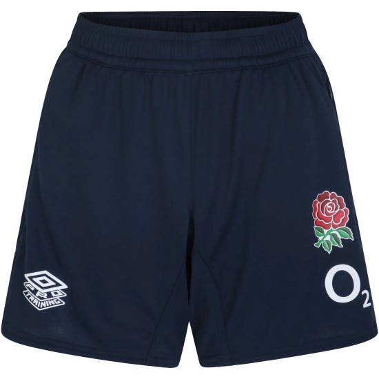 England Rugby Training Knit Shorts - Navy - Womens England Rugby Training Knit Shorts - Navy - Womens