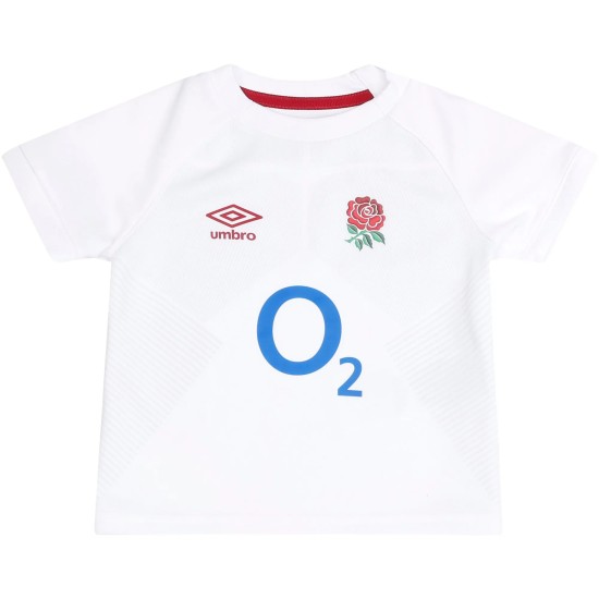 England Rugby Home Replica Shirt 2023/24 - White - Kids England Rugby Home Replica Shirt 2023/24 - White - Kids