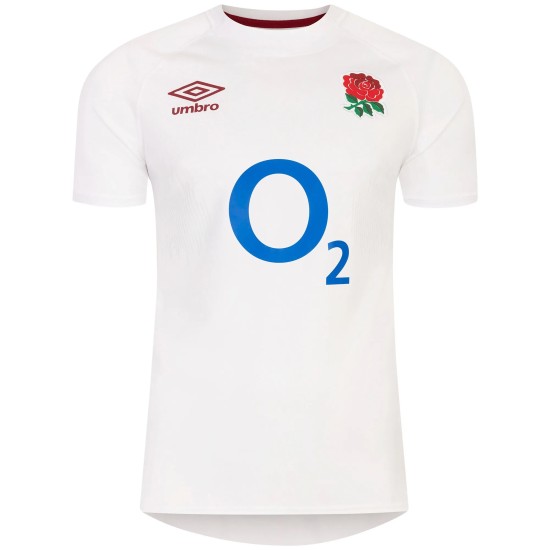 England Rugby Home Replica Jersey 2023/24 - White - Mens England Rugby Home Replica Jersey 2023/24 - White - Mens