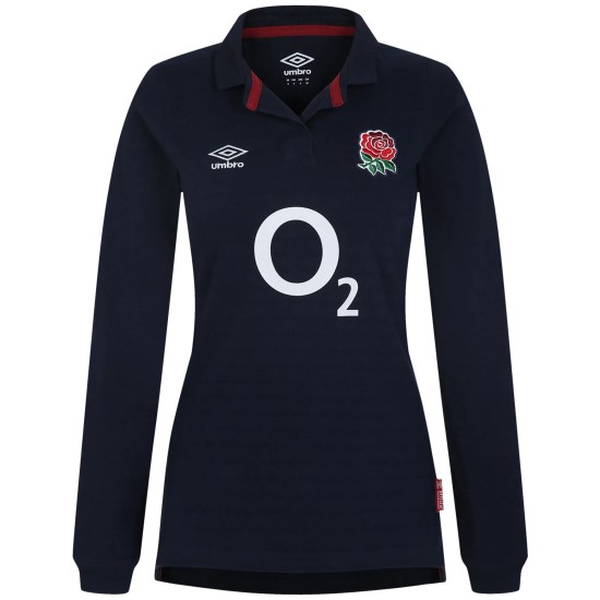 England Rugby Alternate Classic Jersey 2023/24 - Navy - Mens England Rugby Alternate Classic Jersey 2023/24 - Navy - Mens