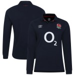 England Rugby Alternate Classic Long Sleeve Jersey 2023/24 - Navy - Mens England Rugby Alternate Classic Long Sleeve Jersey 2023/24 - Navy - Mens