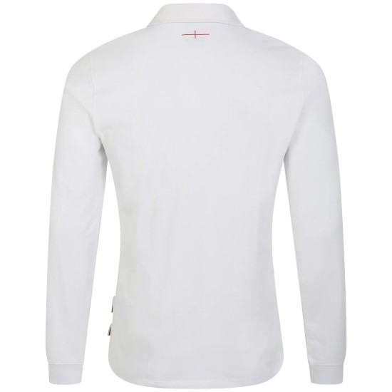 England Rugby Home Classic Long Sleeve Jersey 2023/24 - White - Mens England Rugby Home Classic Long Sleeve Jersey 2023/24 - White - Mens