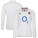England Rugby Home Classic Long Sleeve Jersey 2023/24 - White - Mens England Rugby Home Classic Long Sleeve Jersey 2023/24 - White - Mens