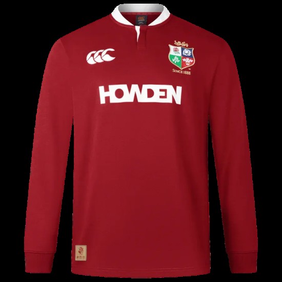 British & Irish Lions 2025 Long Sleeve Classic Jersey - Men's British & Irish Lions 2025 Long Sleeve Classic Jersey - Men's