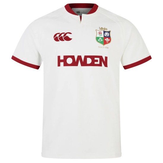 Kid's British & Irish Lions 2025 Training Shirt - White Kid's British & Irish Lions 2025 Training Shirt - White