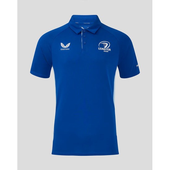 Leinster Rugby Men's 24/25 Training Polo Blue Leinster Rugby Men's 24/25 Training Polo Blue