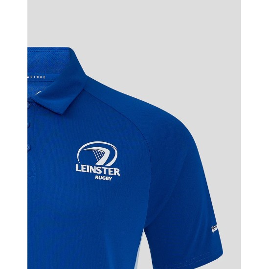 Leinster Rugby Men's 24/25 Training Polo Blue Leinster Rugby Men's 24/25 Training Polo Blue