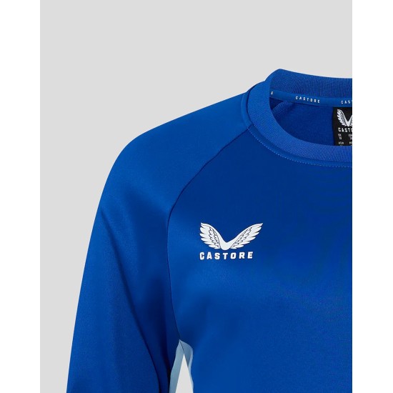 Leinster Rugby Women's 24/25 Training Sweatshirt Blue Leinster Rugby Women's 24/25 Training Sweatshirt Blue