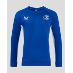 Leinster Rugby Men's 24/25 Training Sweatshirt Blue Leinster Rugby Men's 24/25 Training Sweatshirt Blue
