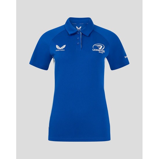 Leinster Rugby Women's 24/25 Training Polo Blue Leinster Rugby Women's 24/25 Training Polo Blue