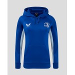 Leinster Rugby Women's 24/25 Overhead Training Hoody Blue Leinster Rugby Women's 24/25 Overhead Training Hoody Blue
