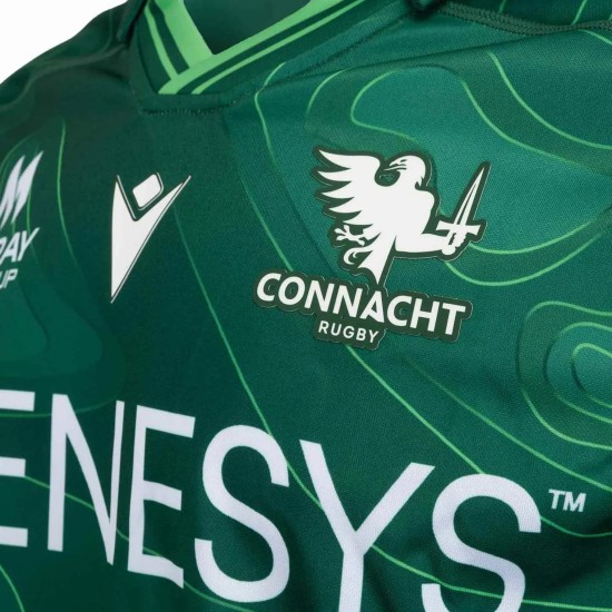 Macron Connacht 2024/25 Men's Home Jersey Macron Connacht 2024/25 Men's Home Jersey