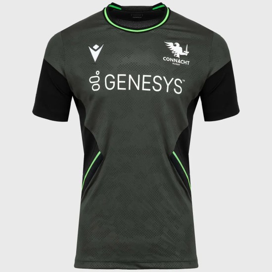 Macron Connacht Rugby Poly Dry Tee 2023/24 Macron Connacht Rugby Poly Dry Tee 2023/24