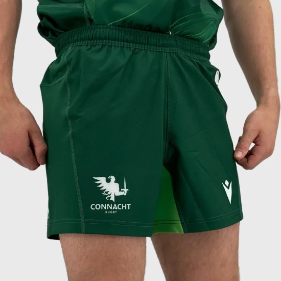 Macron Connacht Home Rugby Shorts 2024/25 Macron Connacht Home Rugby Shorts 2024/25