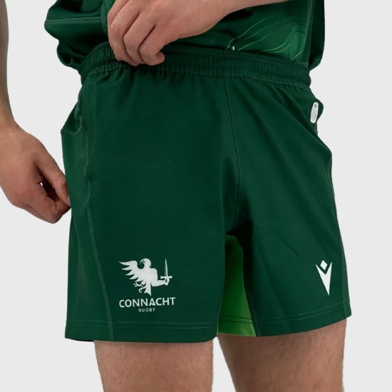 Macron Connacht Home Rugby Shorts 2024/25 Macron Connacht Home Rugby Shorts 2024/25