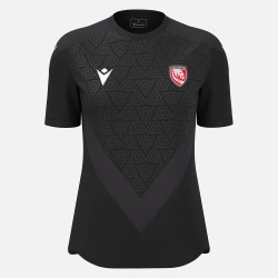 Gloucester Rugby 2025/26 Womens Black Training Tee
