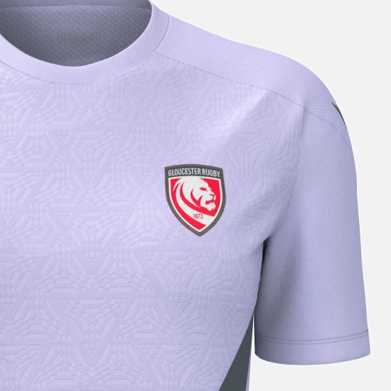 Gloucester Rugby 2025/26 Womens Lilac Training Tee Gloucester Rugby 2025/26 Womens Lilac Training Tee