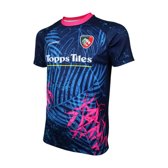 Leicester Tigers 24/25 Matchday Warm-Up Jersey Mens Leicester Tigers 24/25 Matchday Warm-Up Jersey Mens