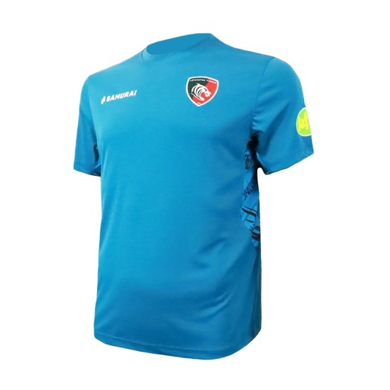Leicester Tigers 24/25 Training Gym T-Shirt Mens Leicester Tigers 24/25 Training Gym T-Shirt Mens