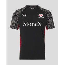 MEN'S 25/26 TRAINING SHORT SLEEVE TEE - CAVIAR