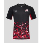 Men's Saracens 24/25 Matchday Short Sleeve Tee Black/Red Men's Saracens 24/25 Matchday Short Sleeve Tee Black/Red