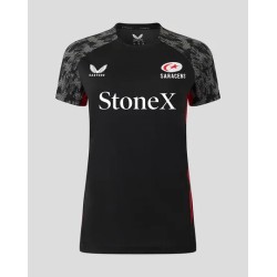 WOMEN'S 25/26 TRAINING SHORT SLEEVE TEE - CAVIAR