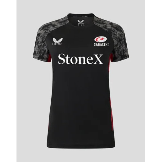 WOMEN'S 25/26 TRAINING SHORT SLEEVE TEE - CAVIAR WOMEN'S 25/26 TRAINING SHORT SLEEVE TEE - CAVIAR