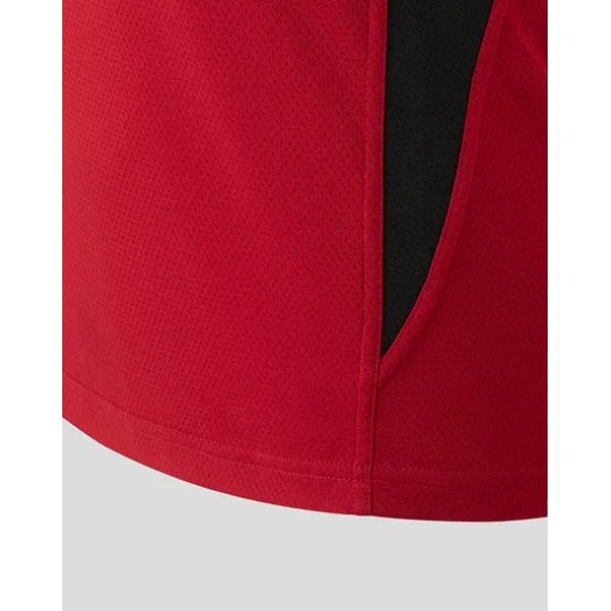 WOMEN'S 25/26 TRAINING SHORT SLEEVE TEE - RHYMTHIC RED WOMEN'S 25/26 TRAINING SHORT SLEEVE TEE - RHYMTHIC RED