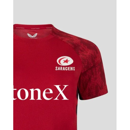 WOMEN'S 25/26 TRAINING SHORT SLEEVE TEE - RHYMTHIC RED WOMEN'S 25/26 TRAINING SHORT SLEEVE TEE - RHYMTHIC RED