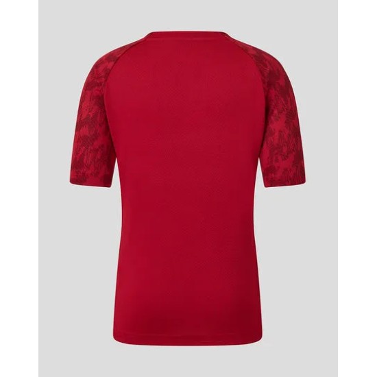 Junior 25/26 TRAINING SHORT SLEEVE TEE - RHYMTHIC RED Junior 25/26 TRAINING SHORT SLEEVE TEE - RHYMTHIC RED