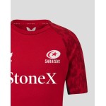 Junior 25/26 TRAINING SHORT SLEEVE TEE - RHYMTHIC RED Junior 25/26 TRAINING SHORT SLEEVE TEE - RHYMTHIC RED