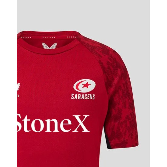 Junior 25/26 TRAINING SHORT SLEEVE TEE - RHYMTHIC RED Junior 25/26 TRAINING SHORT SLEEVE TEE - RHYMTHIC RED