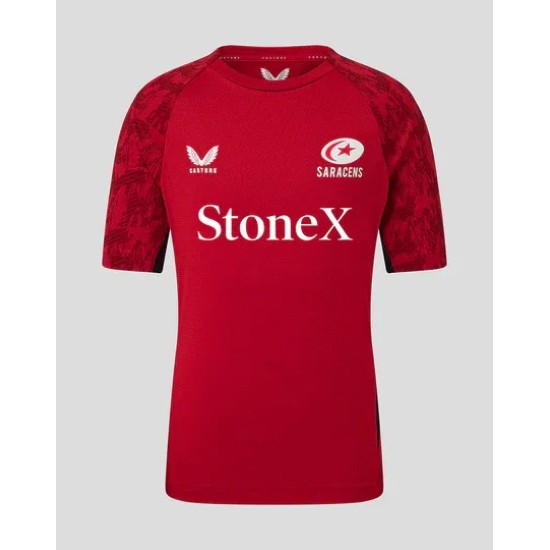 Junior 25/26 TRAINING SHORT SLEEVE TEE - RHYMTHIC RED Junior 25/26 TRAINING SHORT SLEEVE TEE - RHYMTHIC RED