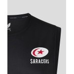 Men's Saracens 24/25 Matchday Vest Black/Red Men's Saracens 24/25 Matchday Vest Black/Red
