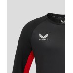 Men's Saracens 24/25 Matchday Long Sleeve Tee Black/Red Men's Saracens 24/25 Matchday Long Sleeve Tee Black/Red