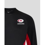 Men's Saracens 24/25 Matchday Midlayer Black/Red Men's Saracens 24/25 Matchday Midlayer Black/Red