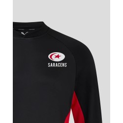 Men's Saracens 24/25 Matchday Midlayer Black/Red Men's Saracens 24/25 Matchday Midlayer Black/Red