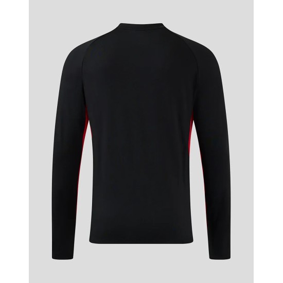 Men's Saracens 24/25 Matchday Midlayer Black/Red Men's Saracens 24/25 Matchday Midlayer Black/Red