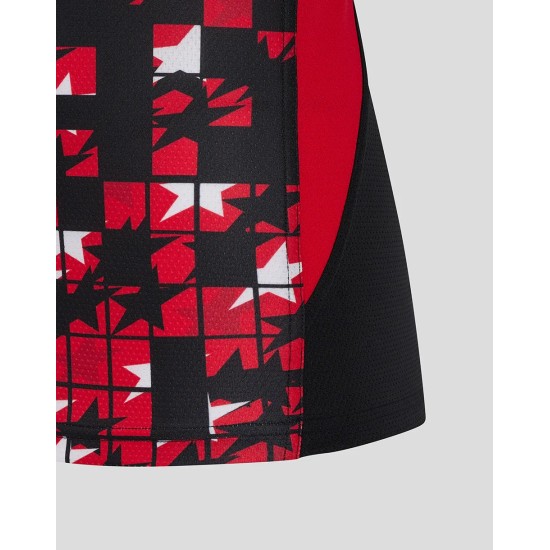 Women's Saracens 24/25 Matchday Long Sleeve Tee Black/Red Women's Saracens 24/25 Matchday Long Sleeve Tee Black/Red