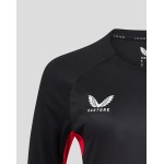 Women's Saracens 24/25 Matchday Long Sleeve Tee Black/Red Women's Saracens 24/25 Matchday Long Sleeve Tee Black/Red