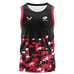 Children's Saracens 24/25 Matchday T-Shirt Black/Red