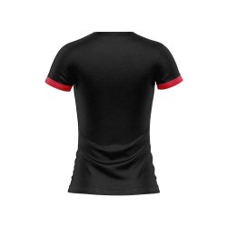 Women's Saracens 24/25 Matchday T-Shirt Black/Red Women's Saracens 24/25 Matchday T-Shirt Black/Red