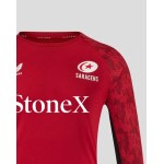 MEN'S 25/26 TRAINING LONG SLEEVE TEE - RHYTMIC RED MEN'S 25/26 TRAINING LONG SLEEVE TEE - RHYTMIC RED