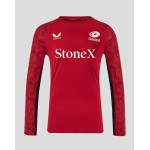 MEN'S 25/26 TRAINING LONG SLEEVE TEE - RHYTMIC RED MEN'S 25/26 TRAINING LONG SLEEVE TEE - RHYTMIC RED